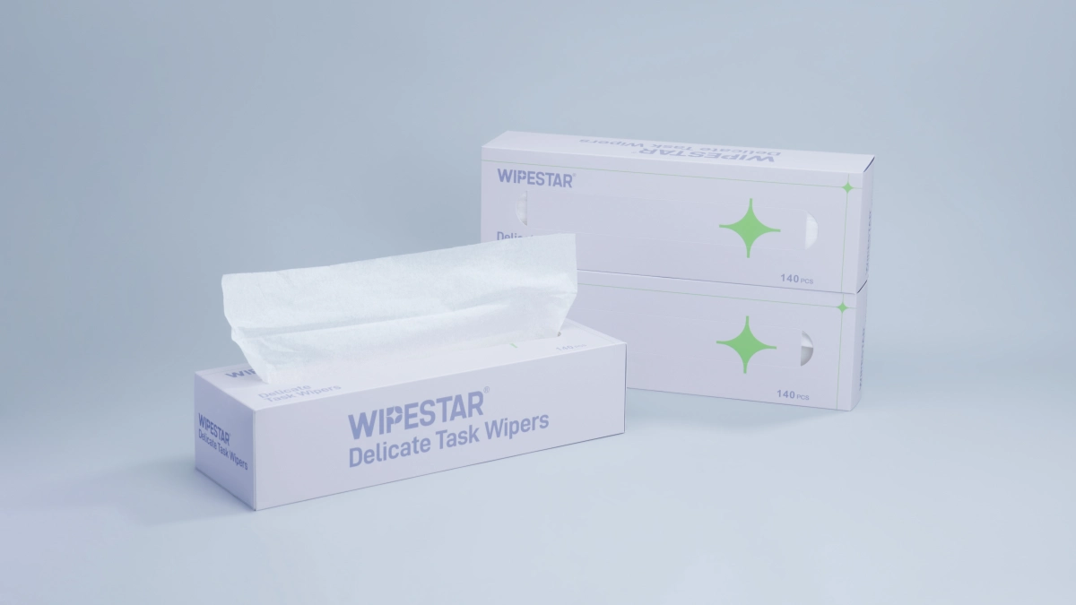 WIPESTAR P1102 Delicate Task Wipes Packaging Box Display Main Product