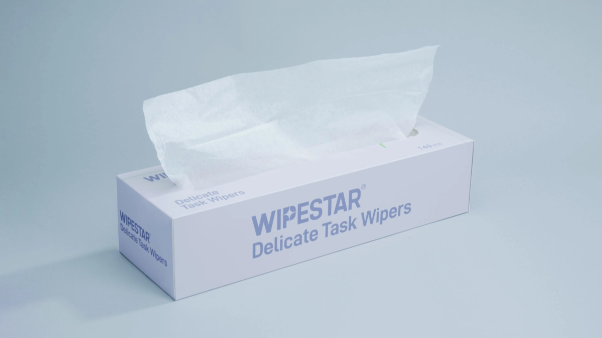 WIPESTAR P1102 Delicate Task Wipes Single Sheet Dispensing Box