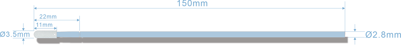 WFS742B Foam Cleanroom Swabs