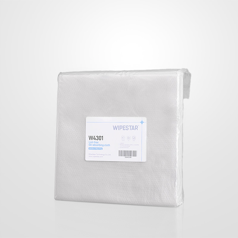 W4301 Cleanroom Oil Cleaning Cloths