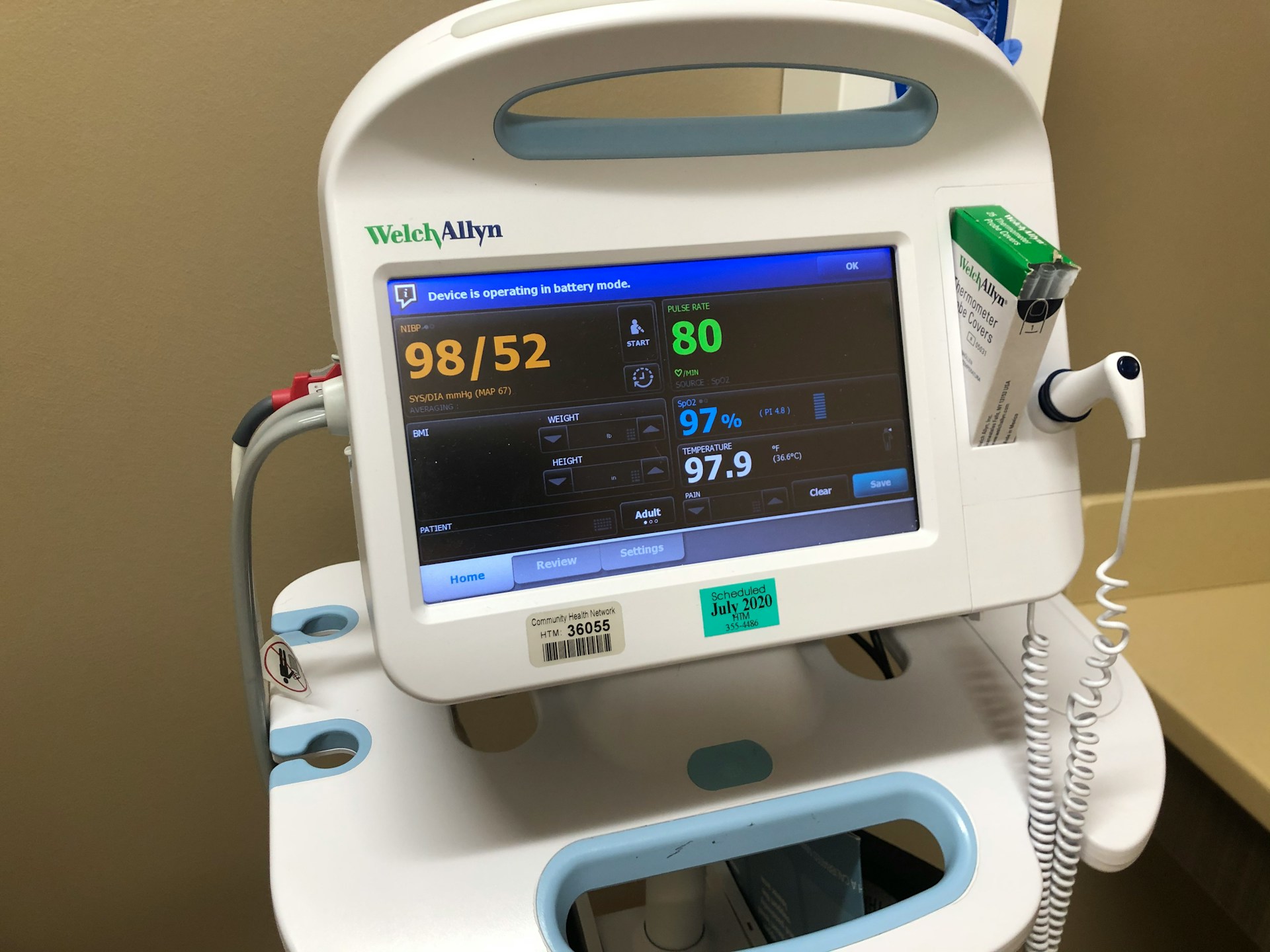 Medical monitor display